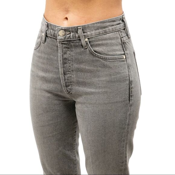 NWT GOLDSIGN High Rise Relaxed Straight Jeans - Picture 2 of 7